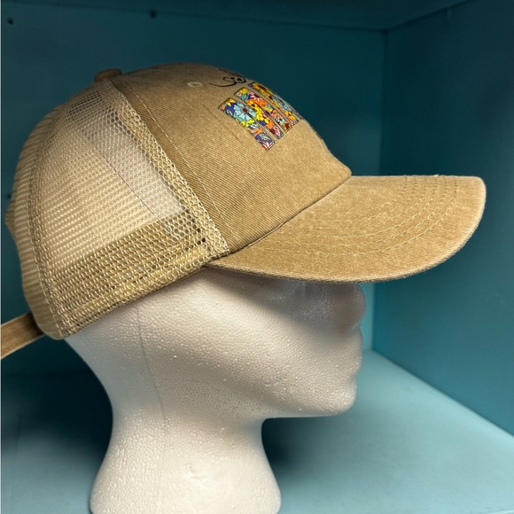 Vintage Distressed “MAMA” Floral Customized Mesh Baseball Cap Adjustable NWOT - Picture 5 of 10